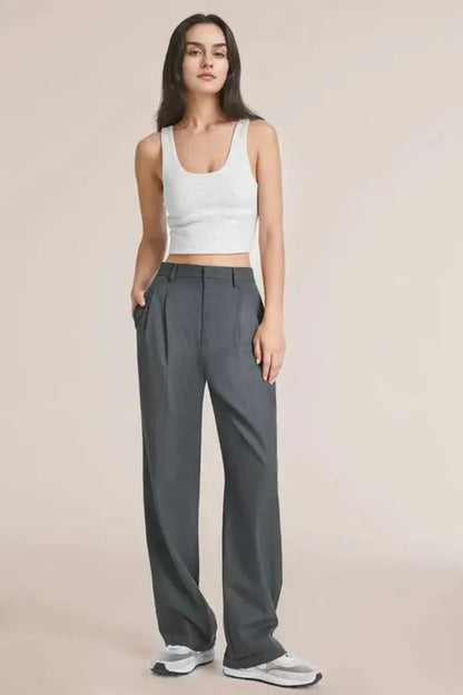 Pantalon Travail Confortable à Coupe Élégante - BerlinGlamour