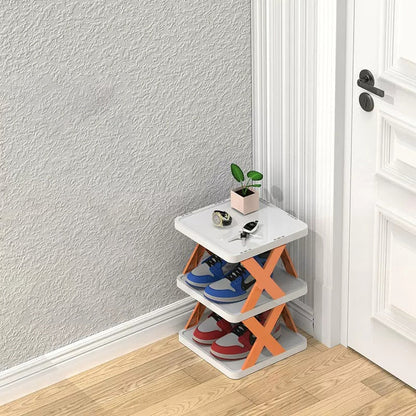 Étagère Chaussures Pliable et Éspace Économique