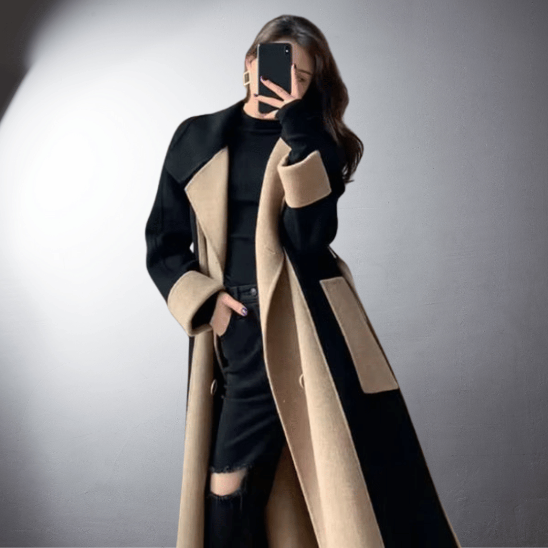 Manteau Femme Hiver Élégant à Carreaux Scotia - PanierRoyale