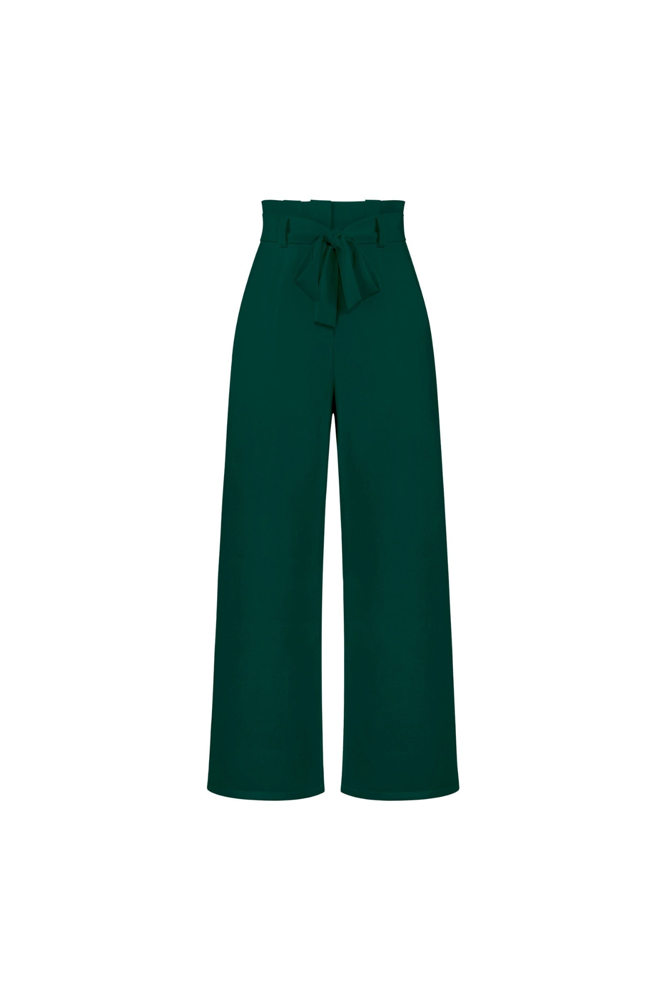 Pantalon Femme Élégant Taille Longue en Lin