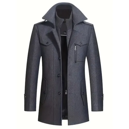 Manteau Homme Long et Élégant pour Hiver