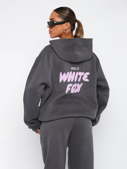 Ensemble Jogging Femme Coton Oversize Sweat à Capuche Pantalon