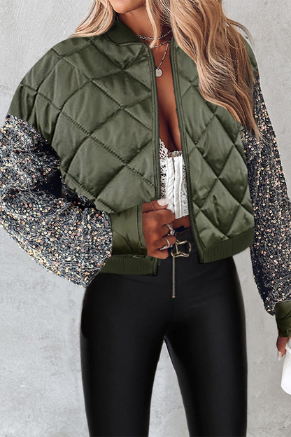 Veste Femme Courte Chic à Manches Dentelles