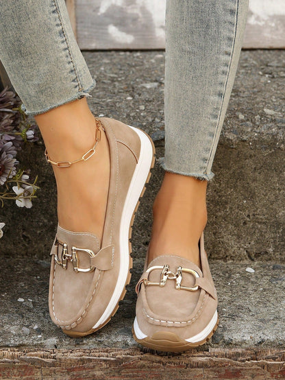 Mocassins Femmes élégants avec détail métallisé