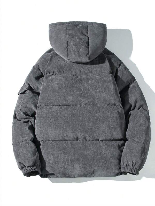 Veste Hiver Doublée Homme Col Montant