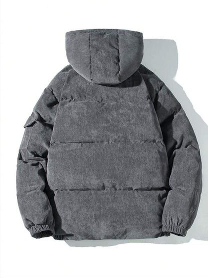 Veste Hiver Doublée Homme Col Montant