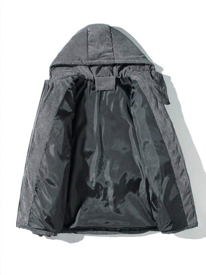 Veste Hiver Doublée Homme Col Montant