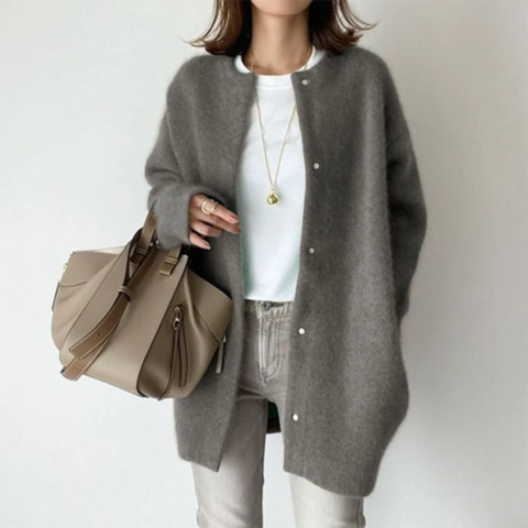 Cardigan Femme Manches Longues Très Doux