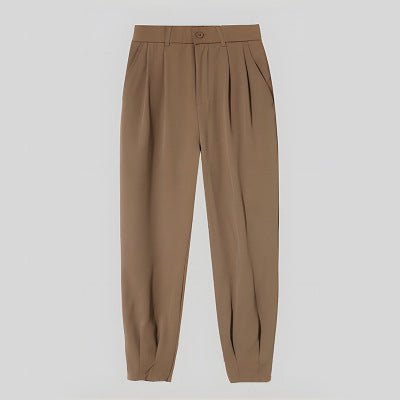 Pantalon Homme Élégant Taille Étroite