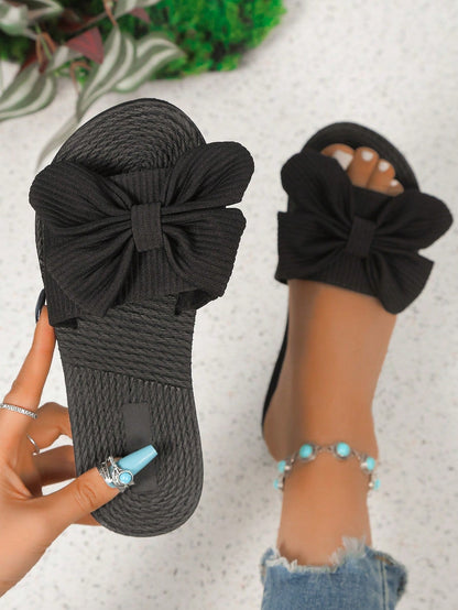 Sandales Boho à nouettes et semelle tressée - Confortable et tendance