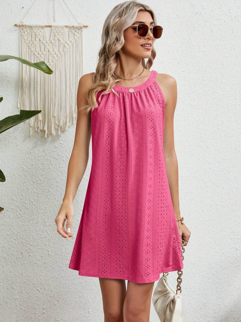 Robe Été Légère Femme sans Manches pour Plage