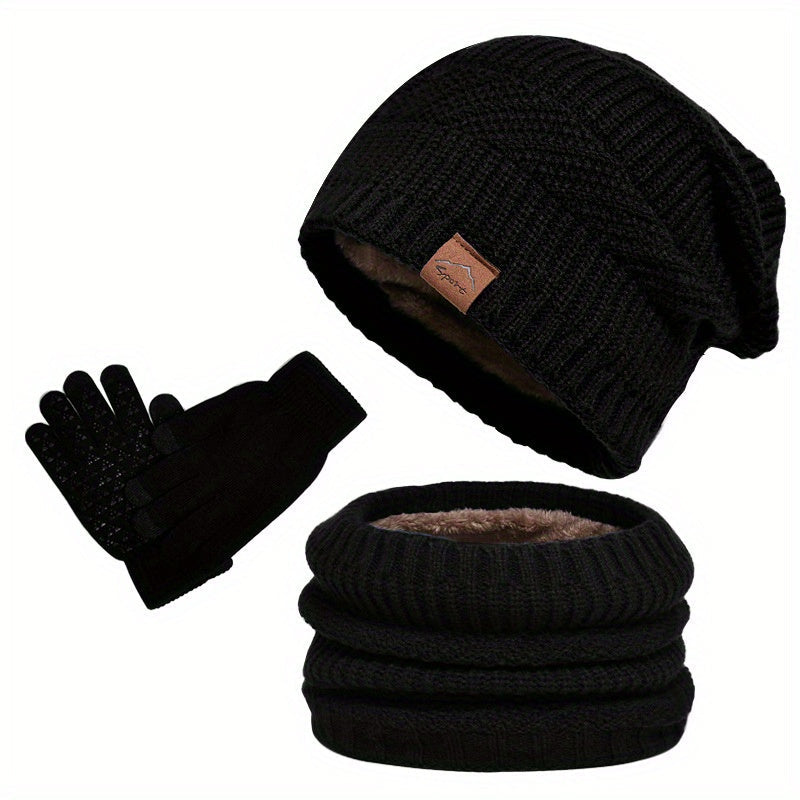 Bonnet Tricoté Chaud et Doux Mocha Hiver