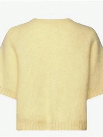 Cardigan léger Courte Manche Été Confortable