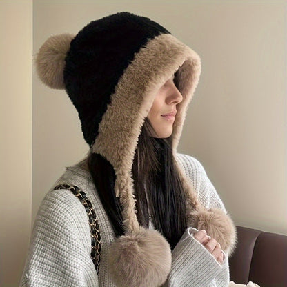 Bonnet Hiver Chaud avec Oreillettes pour Adulte - PanierRoyale