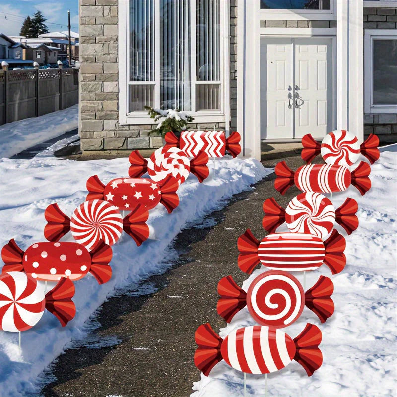 Marqueurs de Voie Lumineux en Forme de Bonhomme de Neige - PanierRoyale