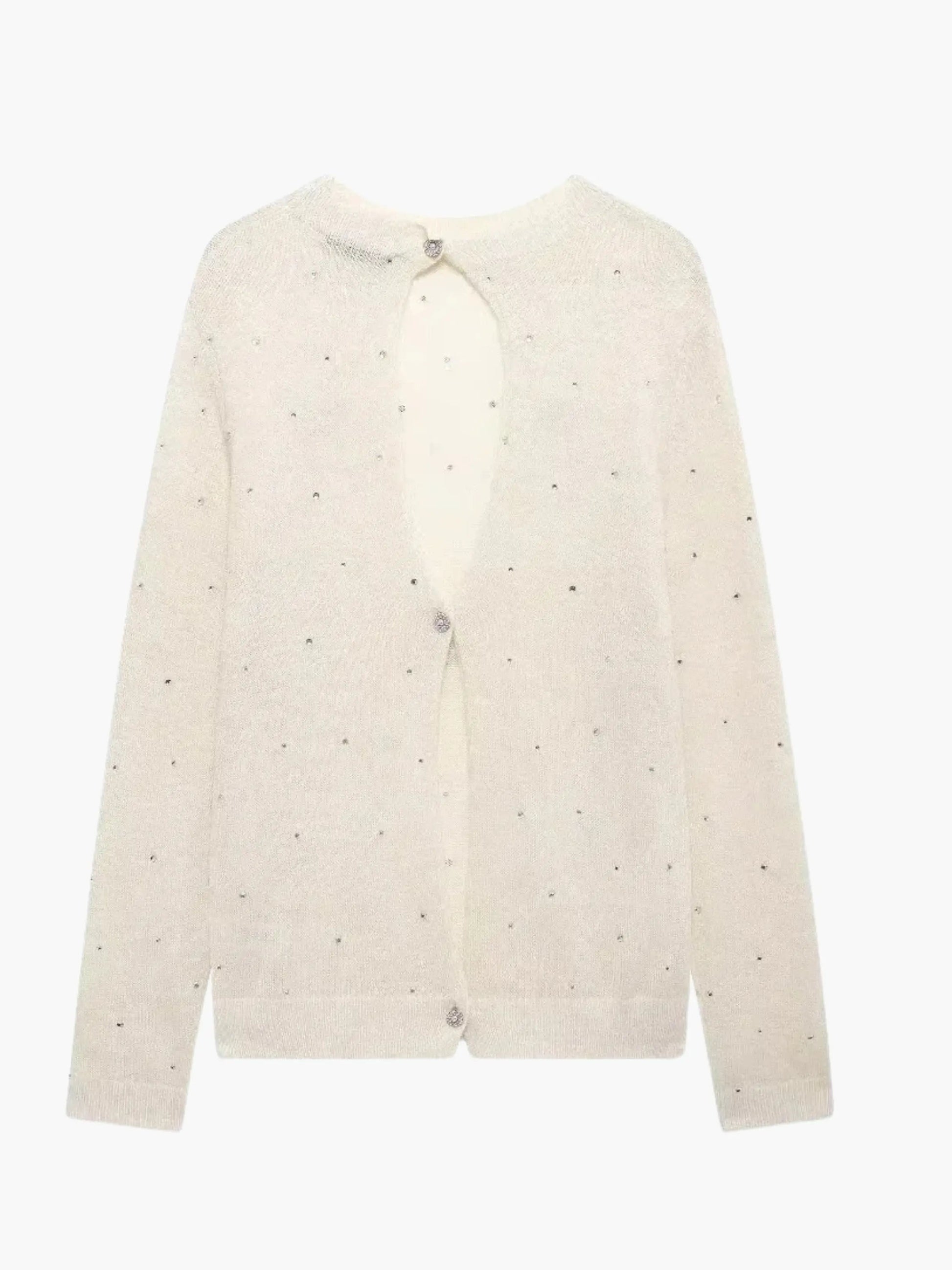 Cardigan Femme Tricoté Décontracté avec Boutons - BerlinGlamour