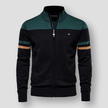 Veste Homme Classique en Cuir Style Rétro - PanierRoyale