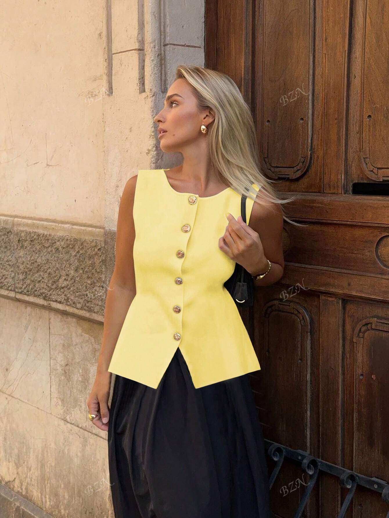 Vestes sans manches pour femme élégante et tendance