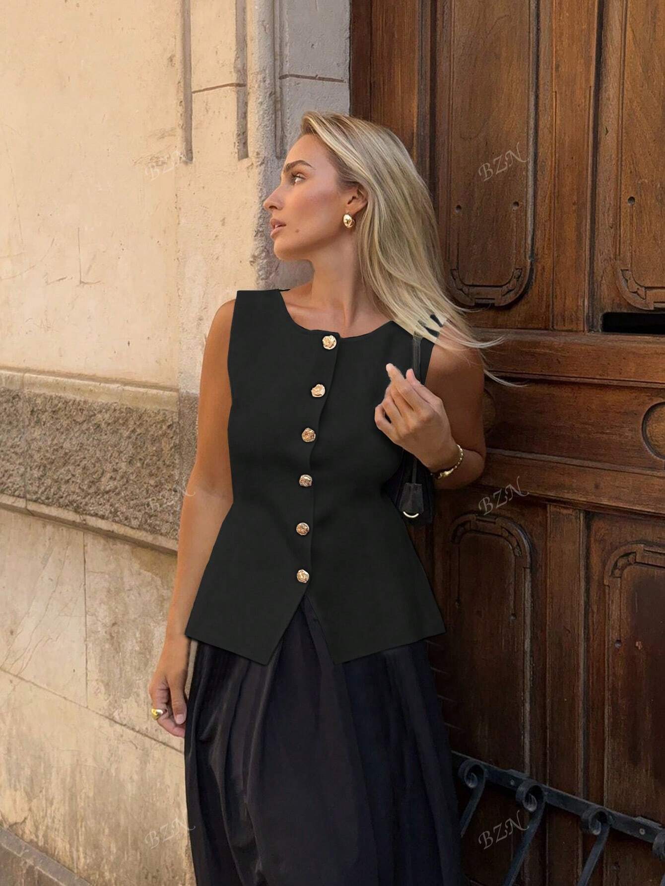 Vestes sans manches pour femme élégante et tendance
