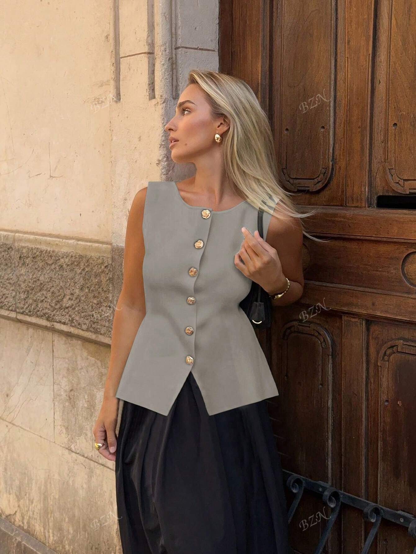 Vestes sans manches pour femme élégante et tendance