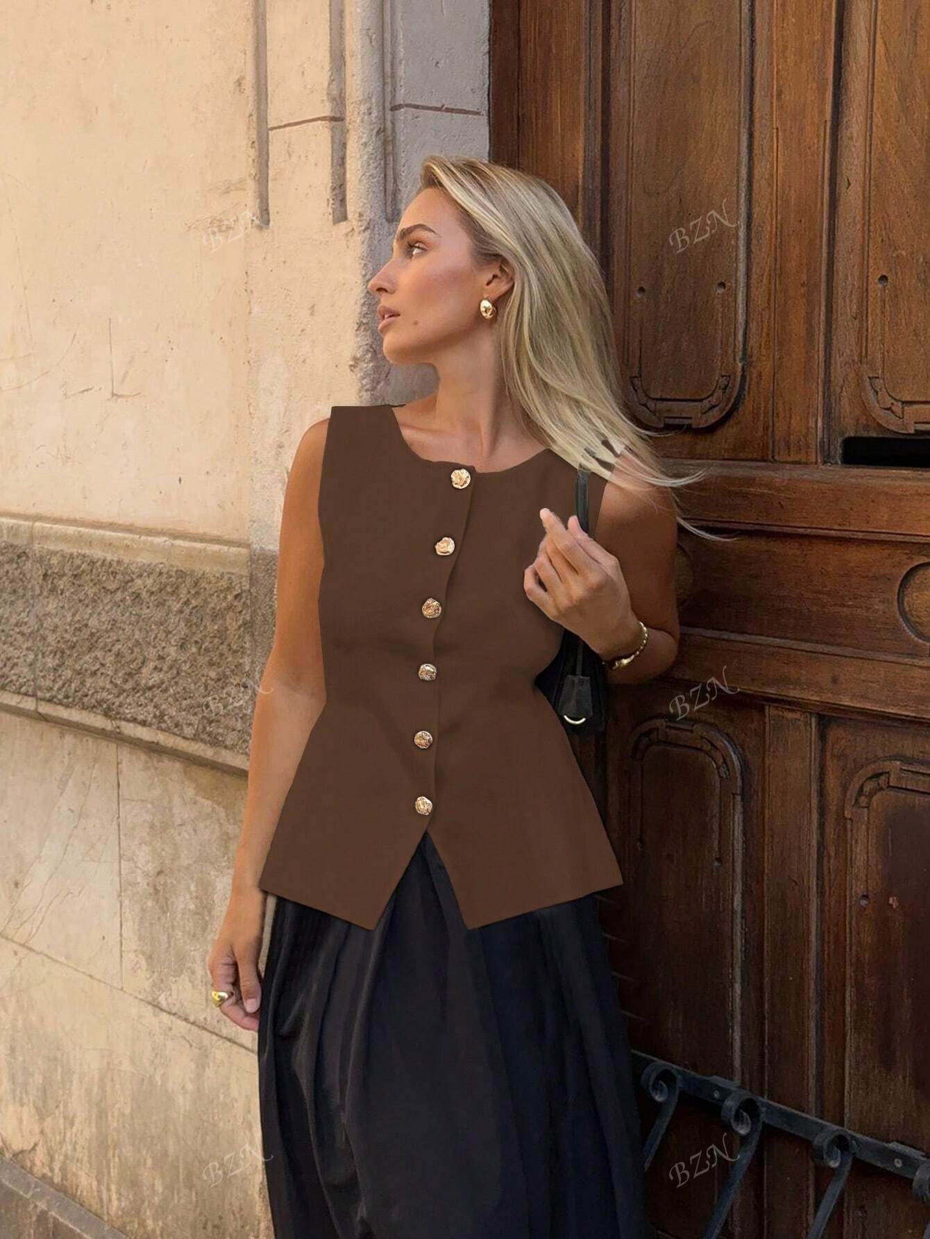 Vestes sans manches pour femme élégante et tendance
