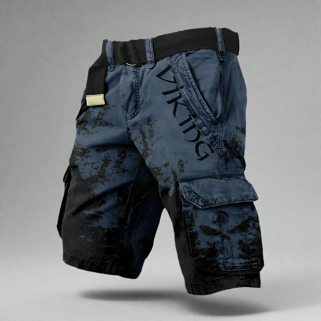 Short Cargo Homme Confortable Coupe Droite Style Utilitaire