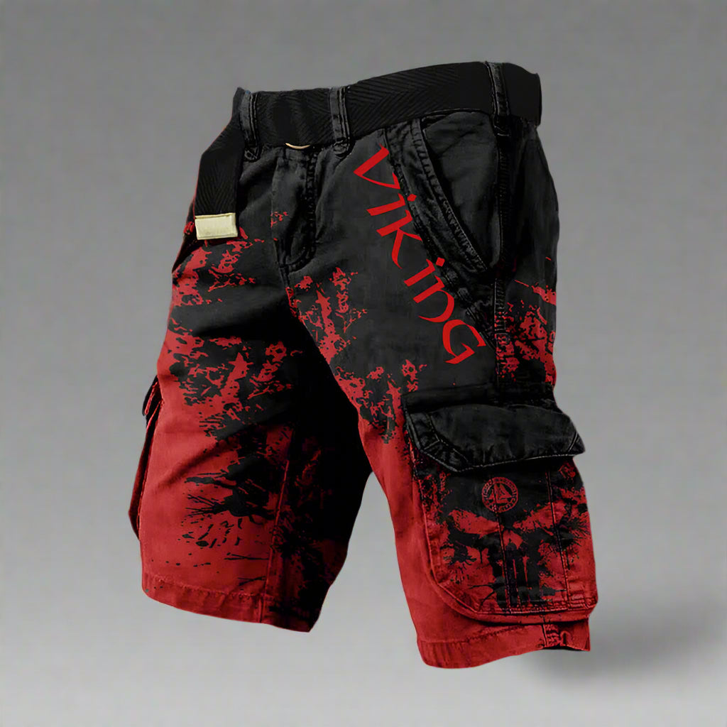 Short Cargo Homme Confortable Coupe Droite Style Utilitaire