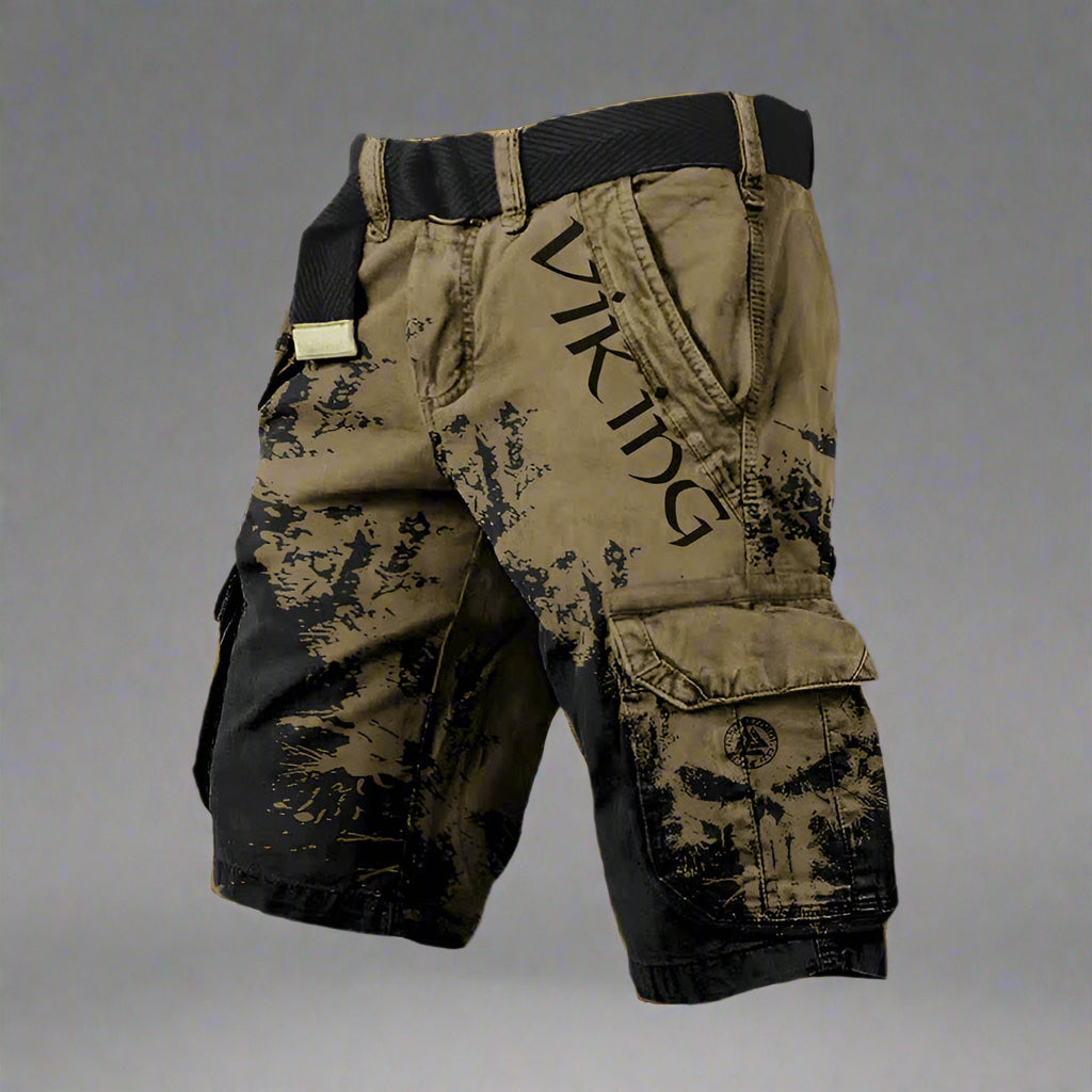 Short Cargo Homme Confortable Coupe Droite Style Utilitaire