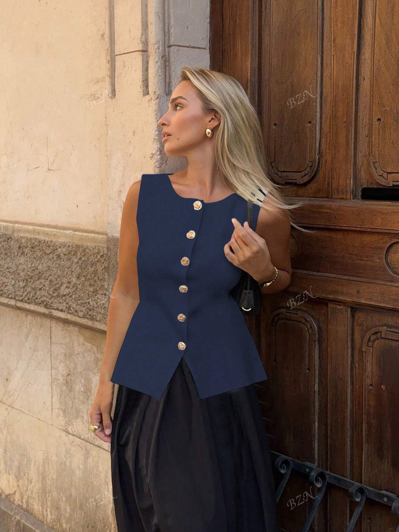 Vestes sans manches pour femme élégante et tendance
