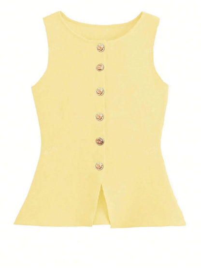 Vestes sans manches pour femme élégante et tendance