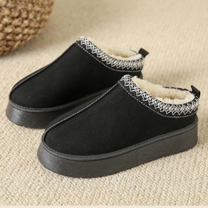 Pantoufles Femmes Confortables et Écolos en Cuir Souple
