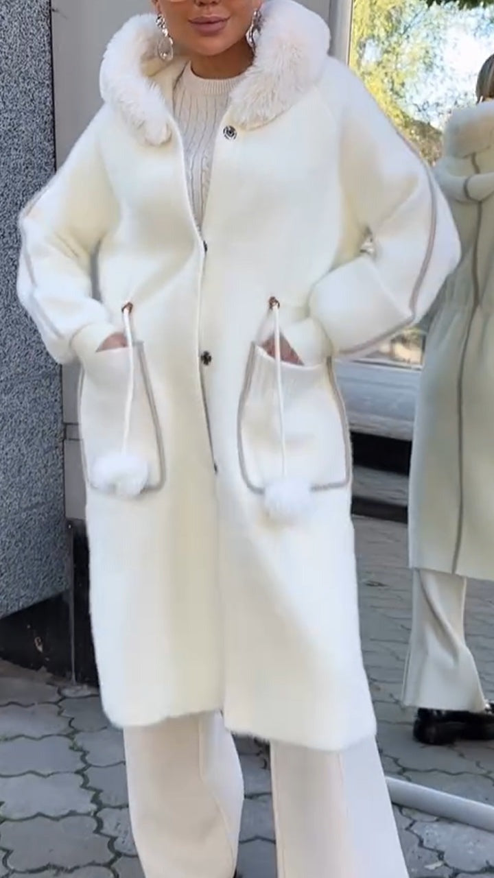 Manteau Femme Hiver Chaud et Élégant avec Capuche - PanierRoyale