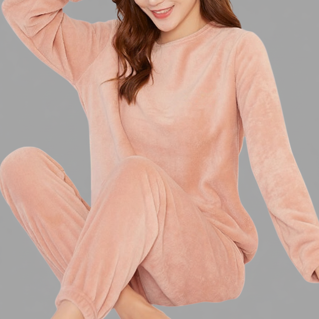 Ensemble Velours Chaud pour Femme - Tenue Confort Longues Manches
