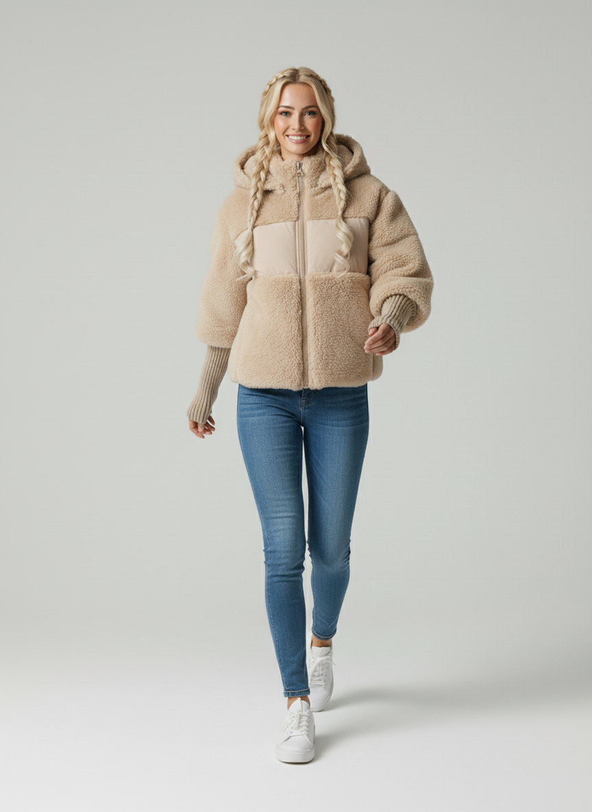 Veste Hiver Femme Chic - Parka Élégante et Chaude avec Détails Cossus - PanierRoyale