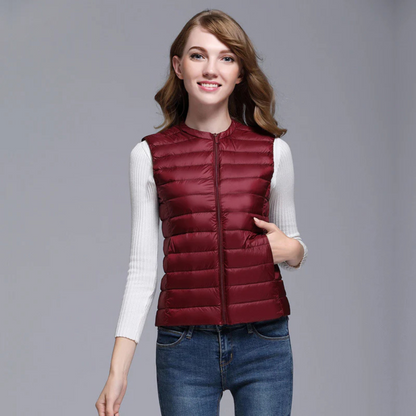 Blouson Femme Léger Été sans Manches