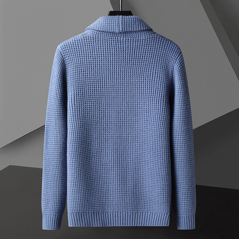 Cardigan Boutonné à Col Revers Hiver - vue 2