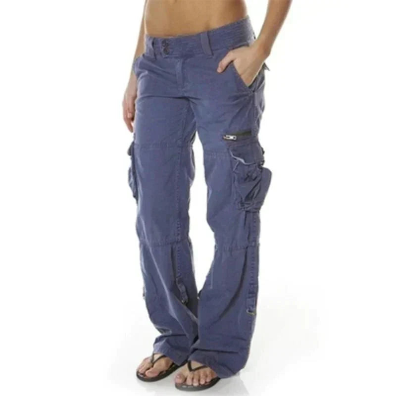 Pantalon Cargo Femmes Décontracté et Confortable