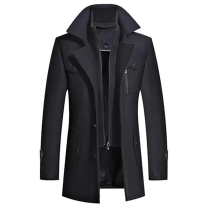 Manteau Homme Long et Élégant pour Hiver