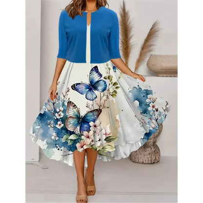 Robe Blazer Féminine Chic Floral