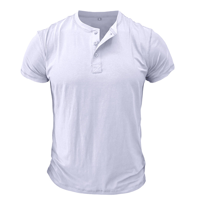 T-shirt Homme Marine Décontracté Manches Courtes