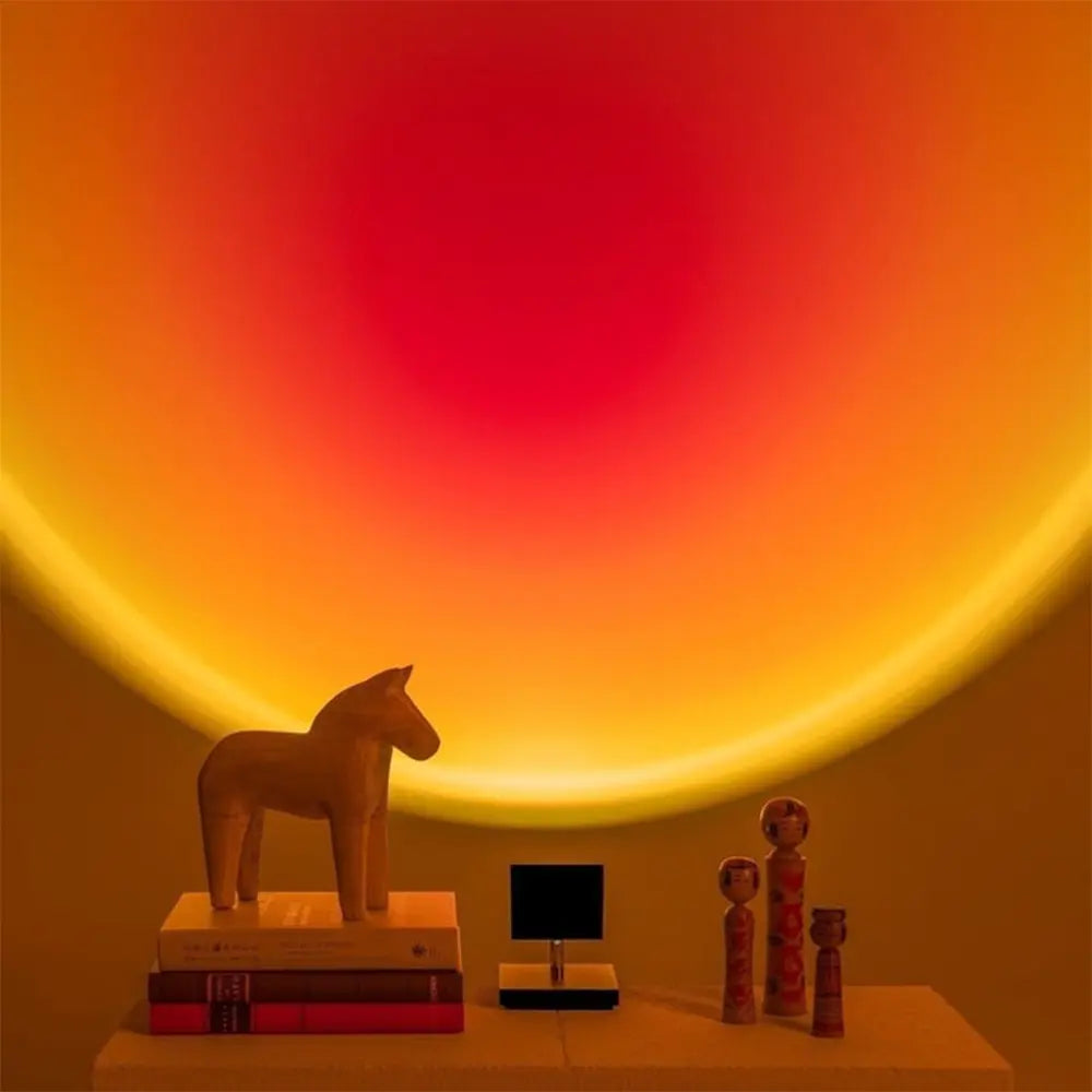EcoLuxe | Retro-Sonnenuntergang Tischlampe Zendoo.de