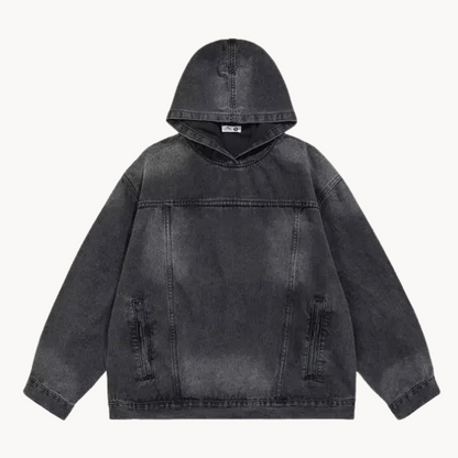 Sweat à Capuche Homme Sport avec Poche Zippée