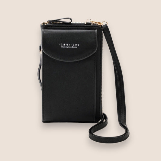 Sac à Main en Cuir Noir Classique - PanierRoyale