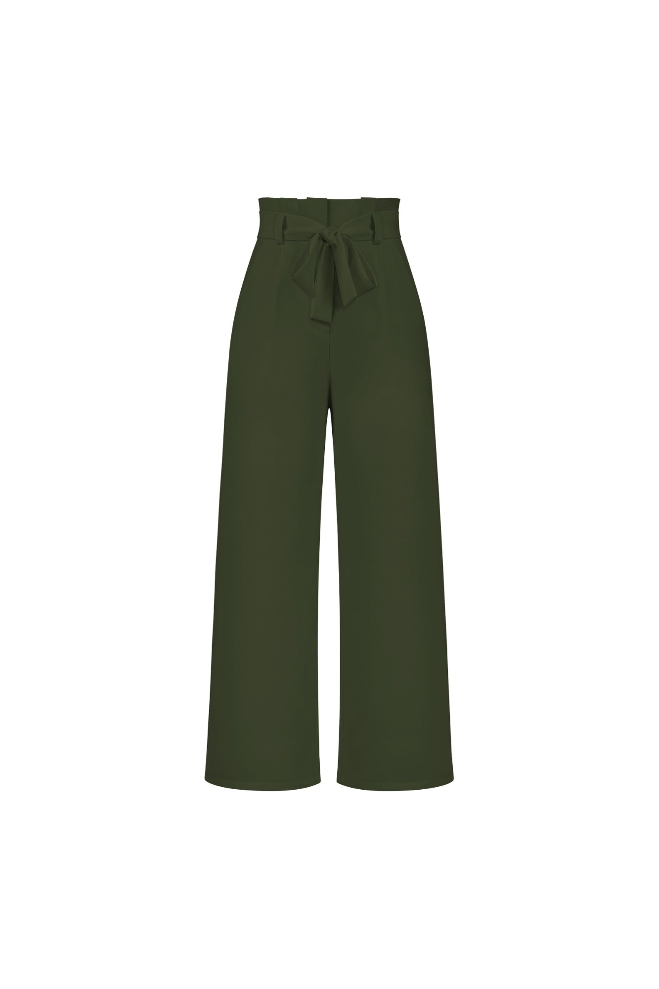Pantalon Femme Élégant Taille Longue en Lin