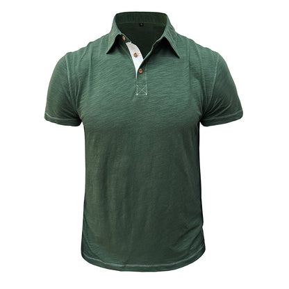 Polo Homme Marine Manches Courtes Décontracté