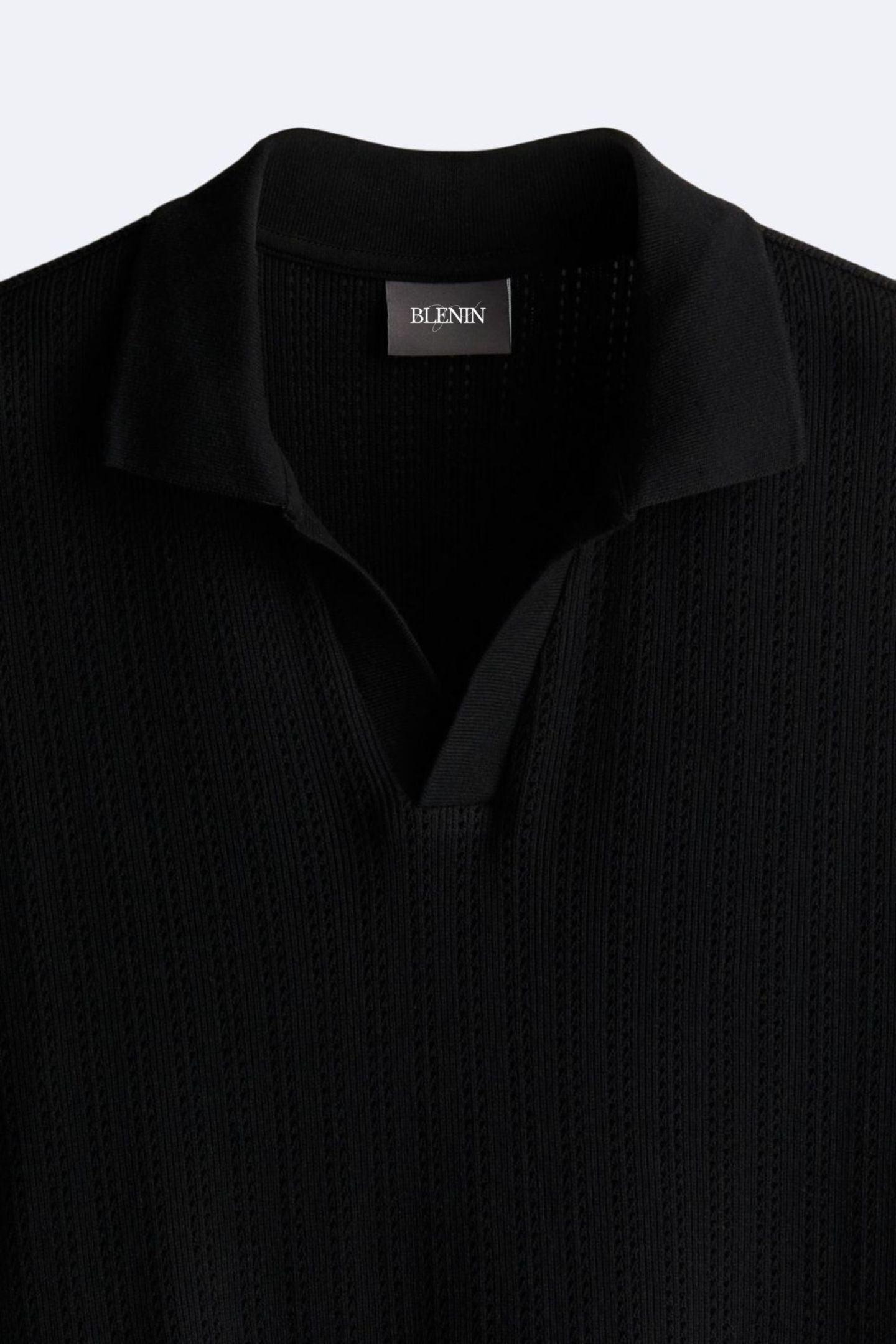 Pull Polo Col Rond Élégant pour Homme