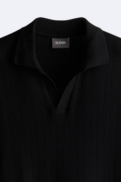 Pull Polo Col Rond Élégant pour Homme