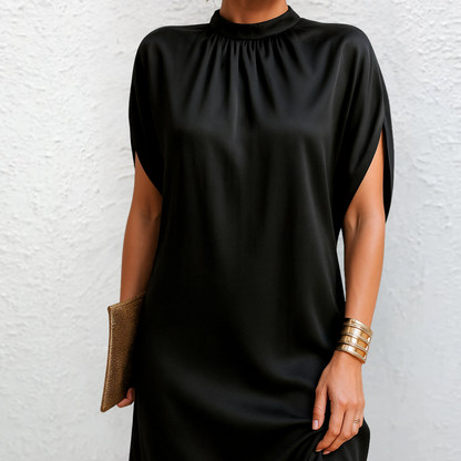 Robe Courte Femme Coupe Droite Confortable Chic
