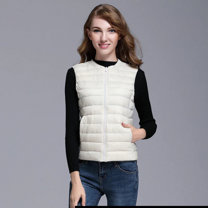 Blouson Femme Léger Été sans Manches