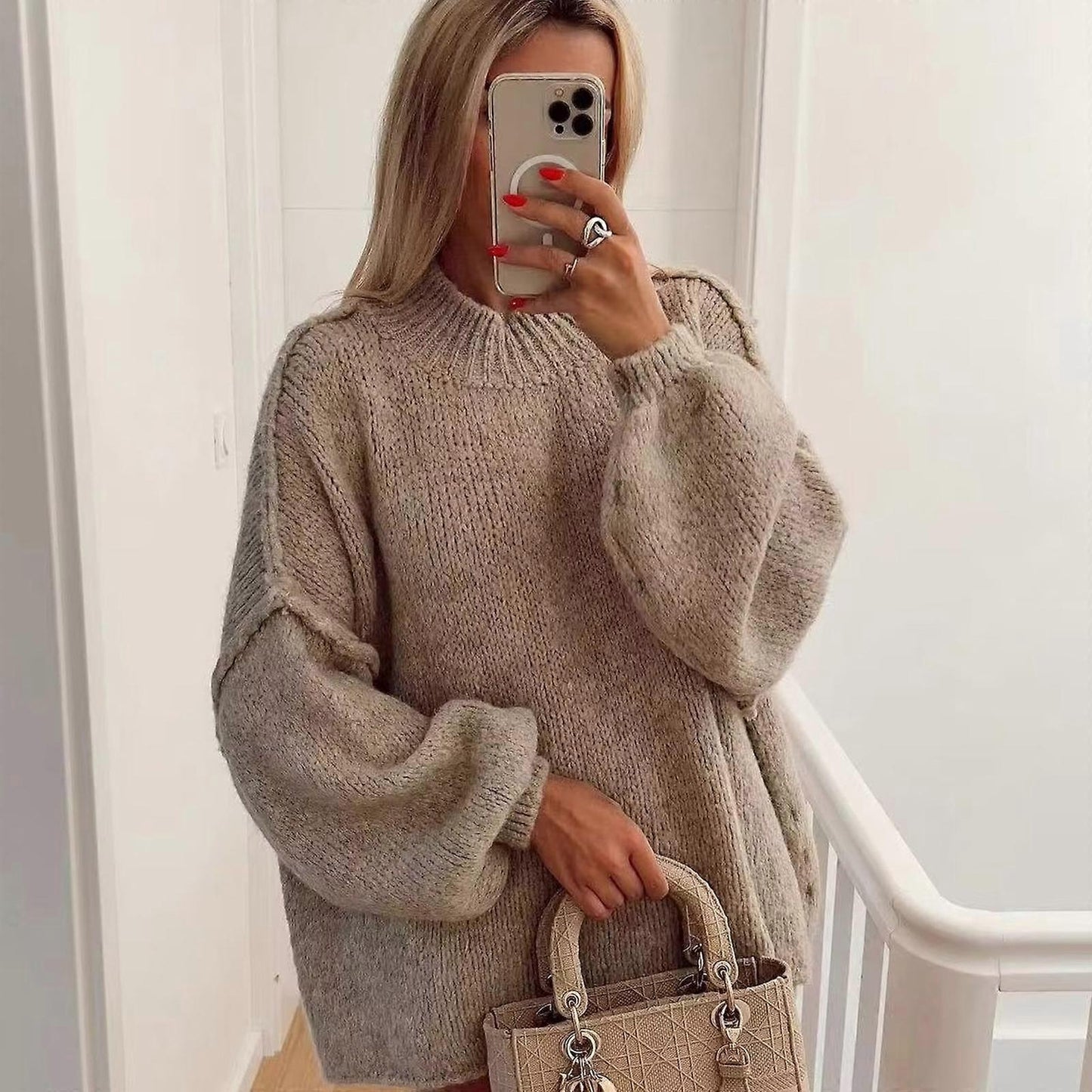 Pull Grande Taille Femme Très Doux et Confortable - PanierRoyale